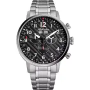 Adriatica Airforce 8308 46mm Swiss Made Stainless Steel Case Blue Dial