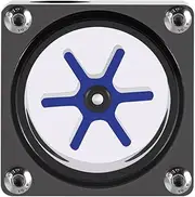 G1/4 Thread 6 Impeller Flow Meter 3 Ways Flow Meter Indicator for PC Water Cooling System