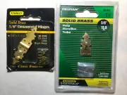Ornamental Hinges & Hasp 5/8" Solid Brass Combo Stanley 80-3440 Hillman 851421