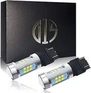D15 Lighting WT21W 4527 LED Bulbs 6000K White Reverse Backup Light for 2021 2022 F150 F250 Bronco Maverick 21SMD High Power 2835 Chips with Projector Error Free Plug&Play (Pack of 2 bulbs)