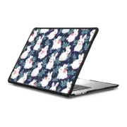 MacBook Air 15-inch (M2 - M4) Impact Case Cool bunnies (Navy) by Purringcatco