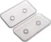 TEMPNAP Box Fishing Line Storage Box Light Grey Plastic Tackle Organizer for Freshwater Saltwater Fishing Neatly Holds Compact Ample Storage for Easy Transport