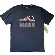 Men’s Quicksilver Black Graphic Tee Tshirt Brand New With Tags - Size M