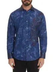 Robert Graham Limited Edition ROCKIN BONES sport shirt SMALL new with tags