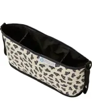 Keep Me Cosy™ Pram & Stroller Organiser, Cup Holder Caddy Bag - Navy Boat