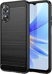 [BaiBaiDY] Case for Oppo A17, Anti Scratch, Slim Shockproof TPU Bumper Cover Flexible Protective, Phone Case for Oppo A17.(Black)