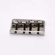 KD By AxLabs Vintage Style Bass Bridge - 4-Screw, 4-String - Nickel