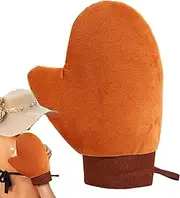 Tan Glove | Back Lotion Applicator - Soft Tan Applicator Mitt for Sensitive Skin Home Shower Travel Women Men Face Legs Back Bed