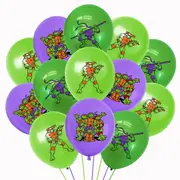 18PC Ninja Turtles Balloons Birthday Party Decorations Supplies