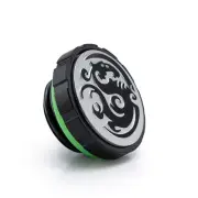 Bitspower Artemis Stop Fitting with Magnetic Logo, Matte Black, 4-pack