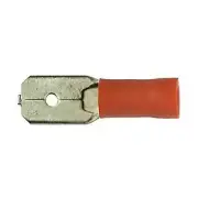 K4 1/4" Red Male Slide On Terminal For 18-22 Gauge Wire/Qty 12 Pack