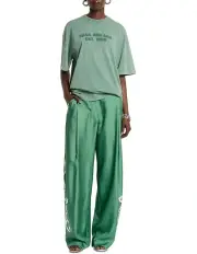 [Sass & Bide] Revue Silk Pant in Thyme Green
