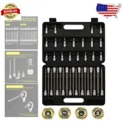 Comprehensive 38PC 3/8" Drive Hex Bit Socket Set - SAE/Metric Sizes Included