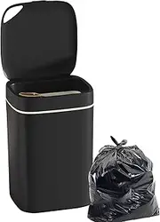 1/2 Count Automatic Trash Can - Smart Touchless Bin, Leakproof Automatic Trash Can | Portable Vehicle Gum Wrapper Storage Motion-Sensor Smart Bathroom Trash Can 7.9x14.2" PP Random Color