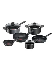 [Tefal] Ultimate Non-Stick Induction Cookware Set 6 Piece in Black
