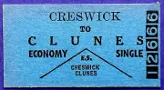 VR Ticket - CRESWICK to CLUNES - Economy Single