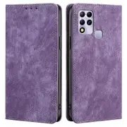 Phone Cover for Infinix Hot 11 RFID Blocking Shockproof Shell Wallet PU Leather Foldable Stand Case