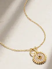 [Foundrae] Foundrae - 18-karat Gold Diamond Necklace - One size One size Gold