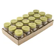 54x 200ML Small Glass Jars Canning Food Storage Container Mini Spice Kitchen VIC