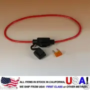 NEW MINI BLADE Style APM ATM Inline 16AWG Fuse Holder (Water Proof) + 5AMP FUSE
