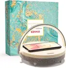 Gift, Music Table Lamp with Wireless Charger, 4 in 1 Touch Bedside Lamp, Portabl