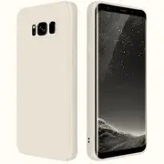 MCC For Samsung Galaxy S8+ Plus Soft Liquid Silicone Shockproof Case Cover G955 [White]