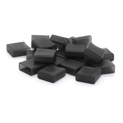 USB Cover Cap 20 Pcs Silicone Type A Male Plug Anti-Dust Protector Caps