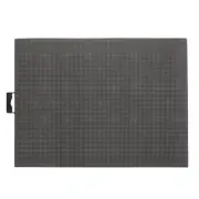 4pcs 8"x11" Plastic Mesh Canvas Sheet 6 Count Blank Canvas Black