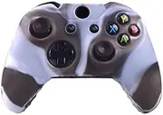 Xbox One Controller Case – Silicone Protection for Your Xbox Controller, Prevents Dirty Your Controller and Provides Extra Protection in Impact Case (White Brown)