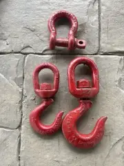 Crosby Swivel Hook & Shackle Lot Nice New!
