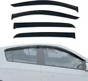 AUSGO Weathershields Compatible with Hyundai I20 PB Series Hatch 5Door 2010-2015, Weather Shields Window Visors Wind Deflectors Sun Rain Guard 4PCS Set