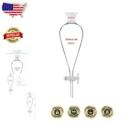 Lightweight 500 ml Conical Separatory - Borosilicate Glass with PTFE Stopcock