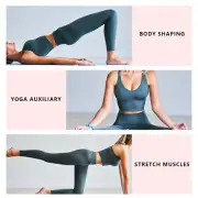 Yoga Stretch Strap Women Fitness High Elastic MultiLoop Exercise Stretch Ban ECA