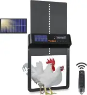 Automatic Chicken Coop Door,Solar Chicken Coop Door with Timer, Light Sensor...