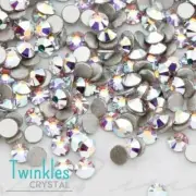 1.7-2.8mm (144pcs) 001ABF- Swarovski FlatBack Crystal AB Foil - 2058-(SS5-SS10)
