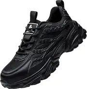 [SDEQA] Safety Trainers Mens Womens Work Steel Toe Cap Trainers Non-Slip Industrial Protective Composite Puncture Proof Industrial Sneakers