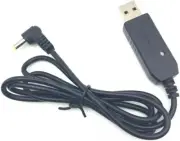 2.5mm USB Charger Cable for BaoFeng UV-5R UV-82 3800mAh Battery UV-S9/9S Radio