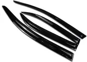 QVQOCUKS Car Window Visor Rain Sun Smoke Guard Deflector Compatible for Mazda CX-5 CX5 2013-2017 Shade Awning Shelter Weathershield Auto Accessories