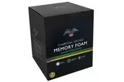 John Cotton Charcoal Infused Memory Foam Mattress Topper Queen Size