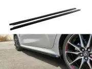 Motordrome Side Skirts Extensions Toyota Yaris Mk4 GR Sport 22+ Gloss Black