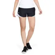 NEW Under Armour Play Up 3.0 Womens Shorts Size Small Black White NWT Exercise