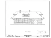 Victorian Style historic train station, Montpelier, VA, architectural drawings