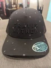 Travis Mathew Golf Men's Standard Hat Cap Snapback black Shipwreck Beach $39