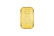 Gold Bullion Cast Bar 9999 Gold (1.6oz / 50g)