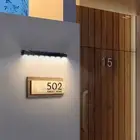 Solar LED Signboard Light IP54 Waterproof Wall Sign Light for Courtyard Lighting