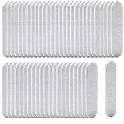 50 Packs 100/180 Grits Mini Nail Files and Buffers Double Sided Emery Boards