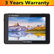 Feelworld LUT7S 4K Ultra-Bright 7" Camera Monitor 3G-SDI Camera Field Monitor 3D