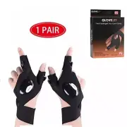 1 Pair LED Flashlight Gloves for Outdoor Fishing Camping Hiking Gloves Men Women