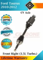 Cardone OEM Front Right CV Axle For 2010-2012 Ford Taurus 3.5L Turbo Lifetime W. (for: Ford)