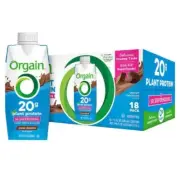 Orgain Plant-Based Protein Shake Chocolate 11 fl oz, 18-pack